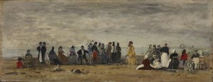 Trouville tekijältä Eugene Louis Boudin