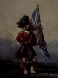 75. Highlandersin lippu, 1800-luku tekijältä Eugene Louis Lami