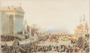 Napoleonin tuhkan käännös: 15. joulukuuta 1840 tekijältä Eugene Louis Lami