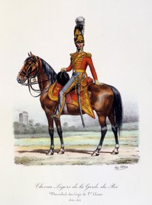 Kuninkaan kaartin kevyet hevoset, Maréchal-des-Logis de 1er Classe, 1814-15