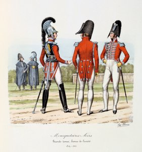 Mustat muskettisoturit, kokomekko ja yritysmekko, 1814-15
