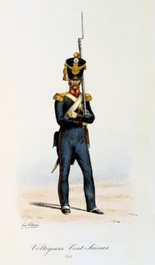 Voltigeurs, Cents-Suisses, 1815 tekijältä Eugene Titeux