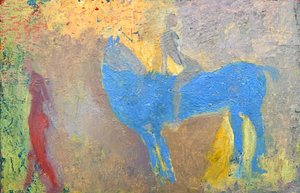 Ajaton matka, 2017 (öljy laudalle)