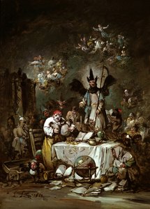 Allegorinen omituisuus. Ahneus, 1852
