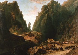 Maisema salakuljettajien kanssa tekijältä Eugenio Lucas Velázquez