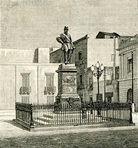 Muistomerkki Vittorio Emanuele II:lle (1820-1878), kirjoittanut Eugenio Maccagnani (1852-1930), Lecce, Apulia, Italia tekijältä Eugenio Maccagnani