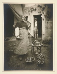 Nainen Verrieresistä tekijältä Eugène Atget
