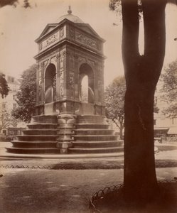 Fontaine des Innocents sarjasta Vanhan Pariisin taide tekijältä Eugène Atget