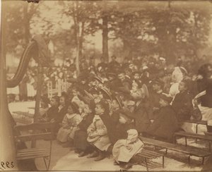 Guignol, Jardin du Luxembourg tekijältä Eugène Atget