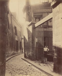 Metallityökauppa, passage de la Réunion tekijältä Eugène Atget