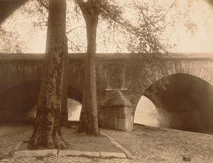 Pont Marie, 1926 (albumiinipainatuspaperivalokuva) tekijältä Eugène Atget
