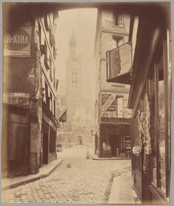 Saint-Étienne-du-Mont, rue de la Montagne Sainte-Geneviève tekijältä Eugène Atget