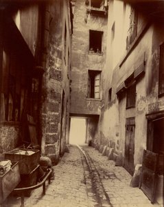 Vieille Cour, 22 rue Quincampoix tekijältä Eugène Atget