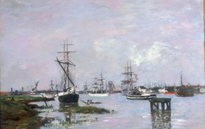 Antwerpen, satama tekijältä Eugene Louis Boudin