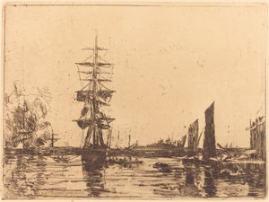 Merinäköala tekijältä Eugène Boudin