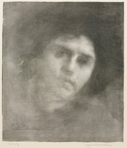 Madame Eugène Carrière (iso lautanen) tekijältä Eugène Carrière