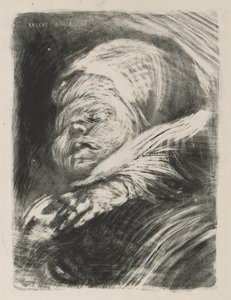 Vastasyntynyt konepellissä, 1890. tekijältä Eugène Carrière