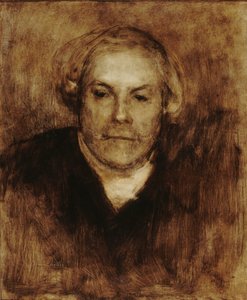Edmond de Goncourtin muotokuva 1822-1896, n. 1880. tekijältä Eugène Carrière