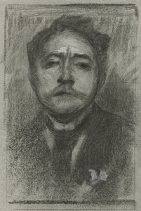 Jean Ajalbertin muotokuva, n. 1893. tekijältä Eugène Carrière