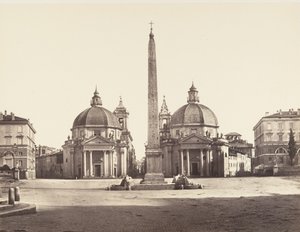 Piazza del Popolo, 1848-52.