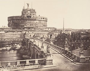 Silta ja Castel S. Angelo, 1848-52.