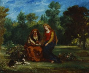 Neitsyt Marian koulutus tekijältä Eugène Delacroix