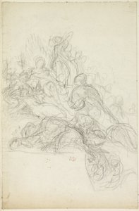 Allegorinen tai mytologinen kohtaus tekijältä Eugène Delacroix