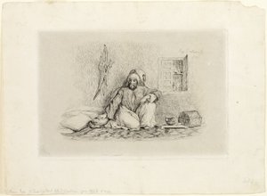 Päällikkö Mohammed-Ben-Abou tekijältä Eugène Delacroix