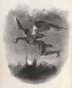 Faust, 1828, 1828. tekijältä Eugène Delacroix