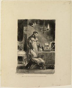 Faust tutkimuksessaan tekijältä Eugène Delacroix