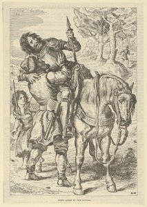 Goetz Mustalaisten avustuksella, vuoden 1845 jälkeen, vuoden 1845 jälkeen. tekijältä Eugène Delacroix