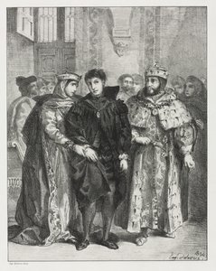 Hamlet tekijältä Eugène Delacroix