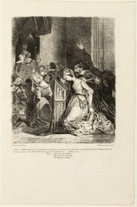 Marguerite kirkossa, Faustista tekijältä Eugène Delacroix