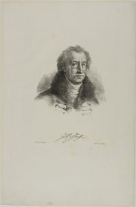 Goethen muotokuva, Faustista tekijältä Eugène Delacroix