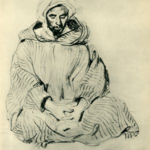 Rukoileva arabi, 1832, 1943. tekijältä Ferdinand Victor Eugene Delacroix