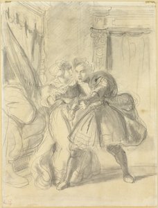 Opiskelu tekijältä Eugène Delacroix