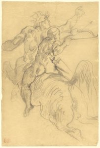 Akhilleuksen koulutus tekijältä Eugène Delacroix