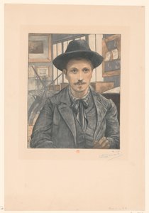 Eugène Delâtren omakuva tekijältä Eugène Delâtre (signed by artist)