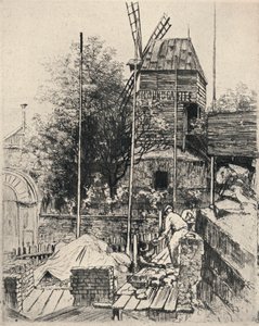 "Moulin de la Galette, Montmartre", 1915