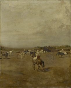 Arabialainen leiri, noin 1847 tekijältä Eugène Fromentin