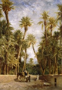 Oasis At Lagrount, tekijältä Eugène Fromentin