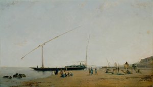 Niilillä, Philaen lähellä, 1871. tekijältä Eugène Fromentin