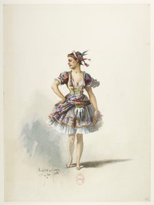 Btv1b84558104 49 - Saint-Saëns - Henrik VIII - Pukumallit - Lacoste - 49. Costume tekijältä Eugene Lacoste