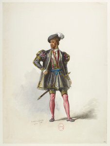 Btv1b84558104 68 - Saint-Saëns - Henry VIII - Maquettes de costumes - Lacoste - 66. puku tekijältä Eugene Lacoste