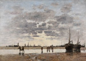 Berck: veneiden paluu tekijältä Eugene Louis Boudin