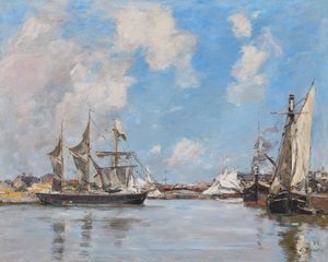 Deauville. Uima-allas tekijältä Eugene Louis Boudin