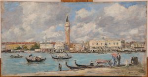 Venise. San Giorgio tekijältä Eugene Louis Boudin