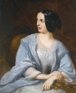 Muotokuva keisarillisen teatterin näyttelijästä Vera Samoylovasta, 1845