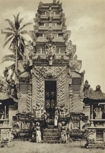 Hollannin Intia, Temppeli, Bali (m/w kuva) tekijältä European Photographer