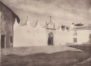 Plaza de Torosin ulkorakennusten sisäänkäynti, Ronda (s/w-kuva). tekijältä European Photographer